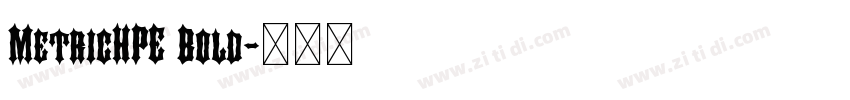 MetricHPE Bold字体转换 MetricHPE Bold字体转换